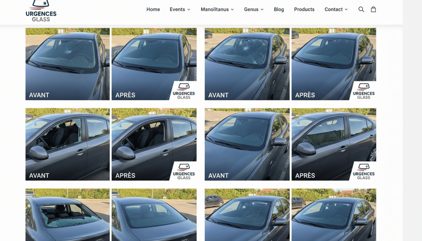 Intervention pare-brise Audi A4 à Nanterre